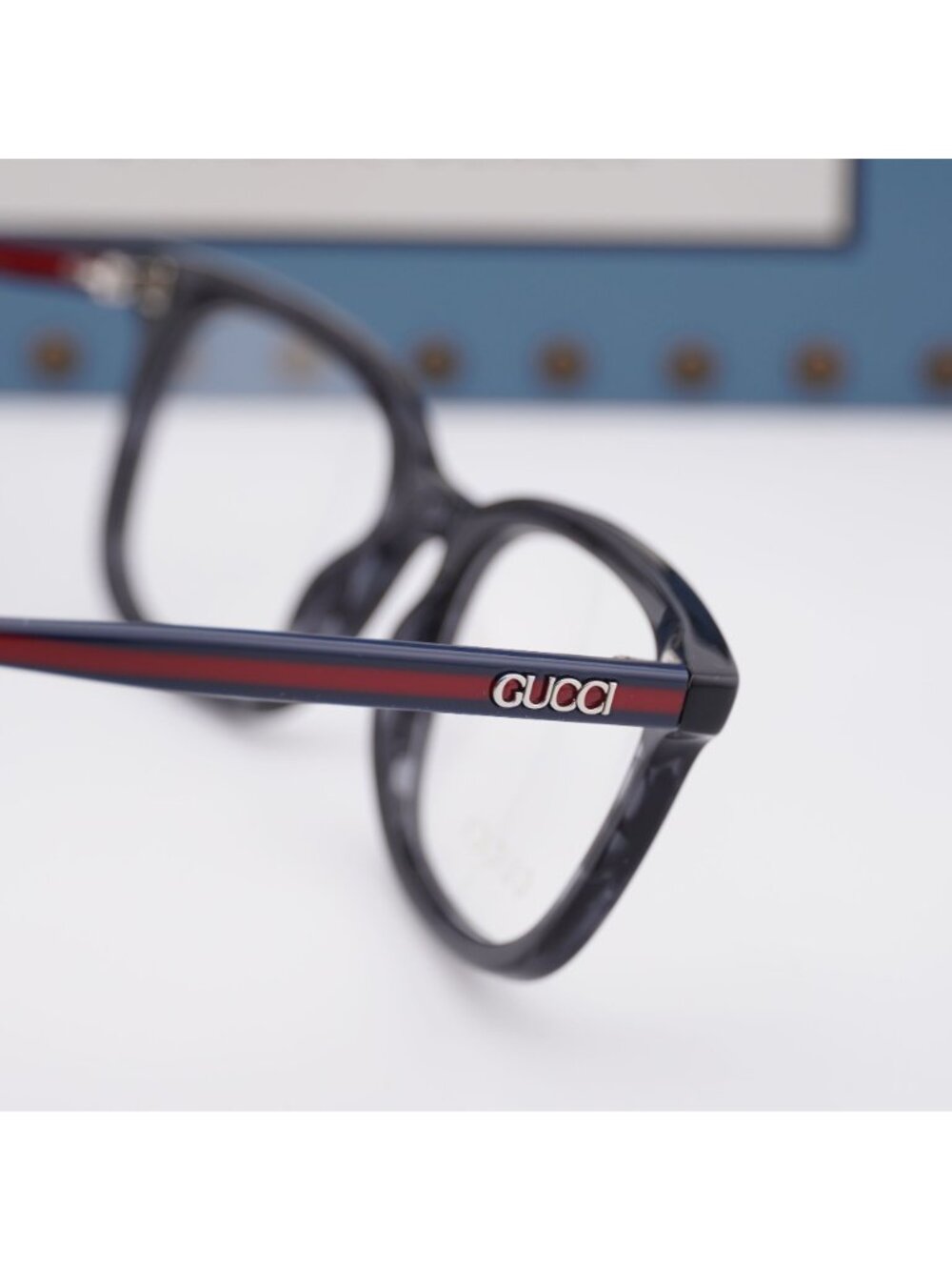 Gucci GG1928O 004 Square Eyeglasses – Grey Havana 53mm - Picture 7 of 11